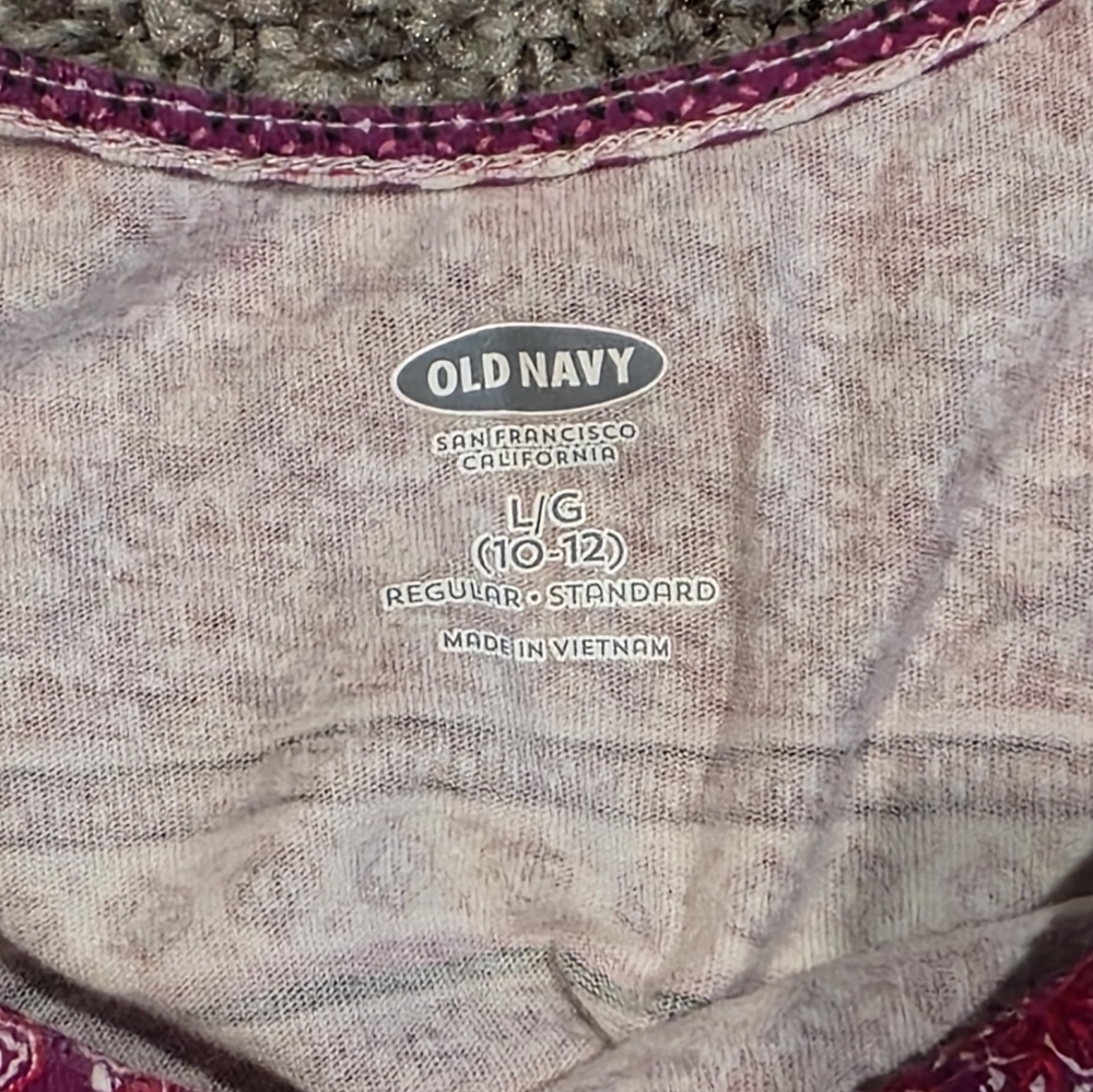 Old Navy Floral Paisley Dress Size Girls Large - Picture 4 of 4
